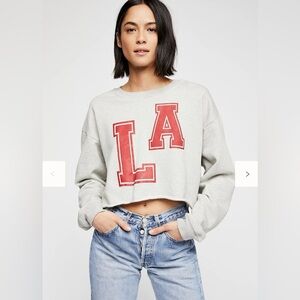 Daydreamer Cropped Graphic Sweatshirt